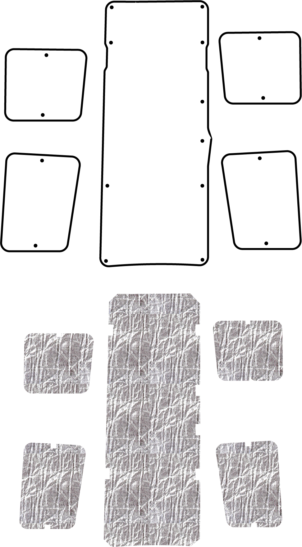 1992-1996 C4 Corvette AcoustiHood Under Hood Cover by QuietRide Solutions Smooth Finish